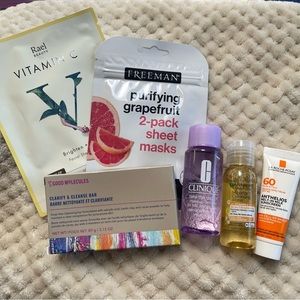 Face Mask, Cleanser, & Sunscreen Skincare Bundle